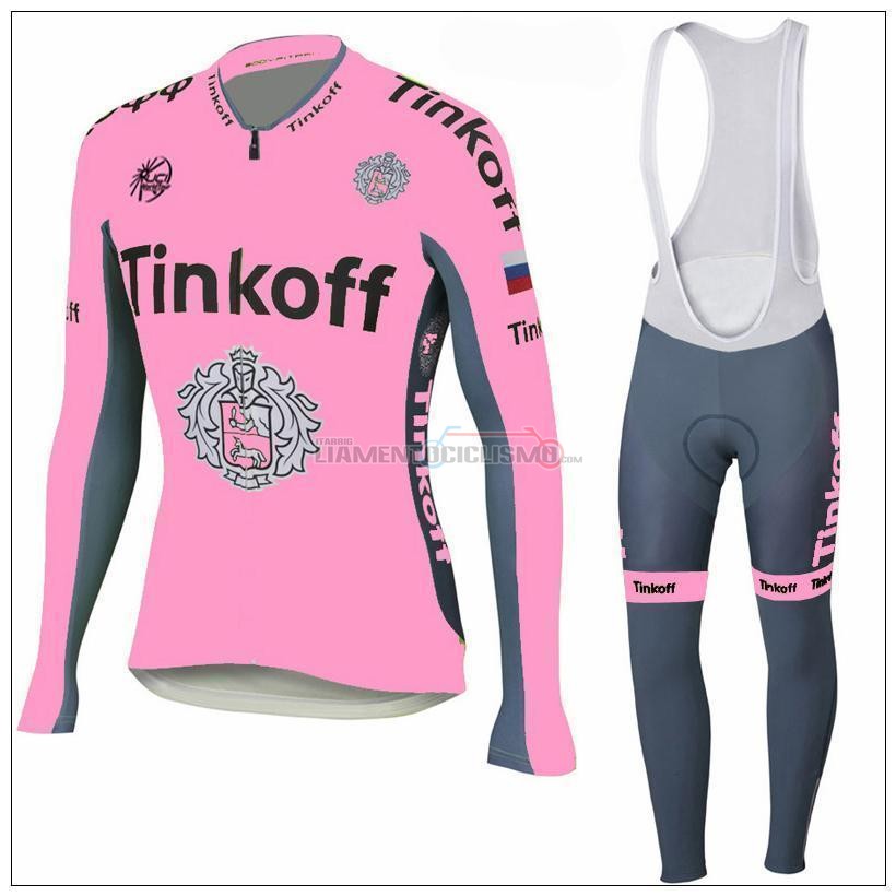 Abbigliamento Ciclismo Tinkoff ML 2018 Rosa